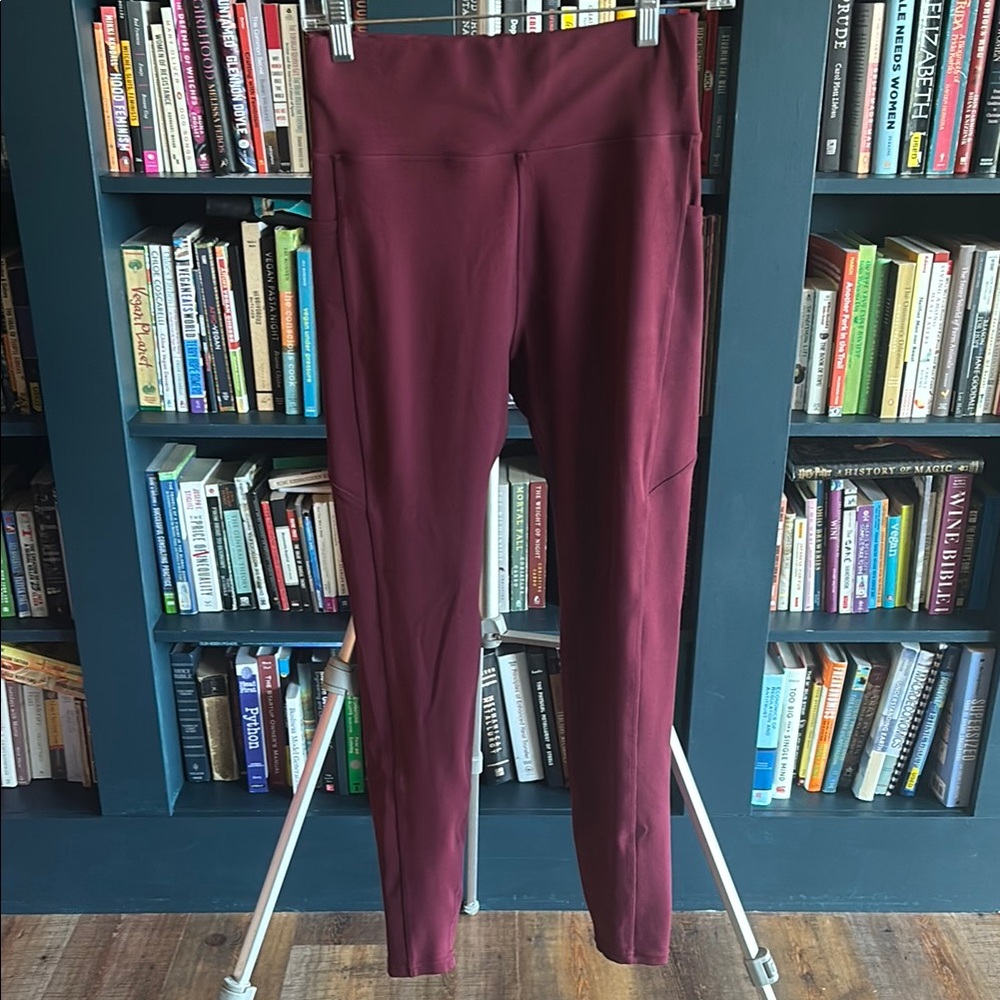 POP Fit Burgundy Leggings
